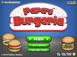 Papa’s Burgeria oyunu