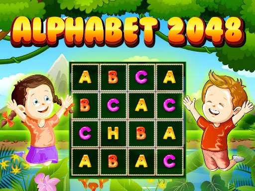 Alphabet 2048 oyunu