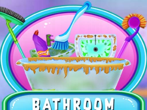 Play Bathroom Clean and Deco Game
