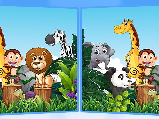 Find Seven Differences – Animals oyunu