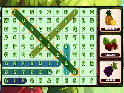 Word Search Fruits oyunu