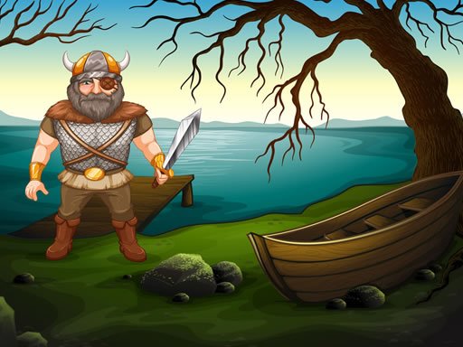 Viking Warrior Battle Jigsaw oyunu