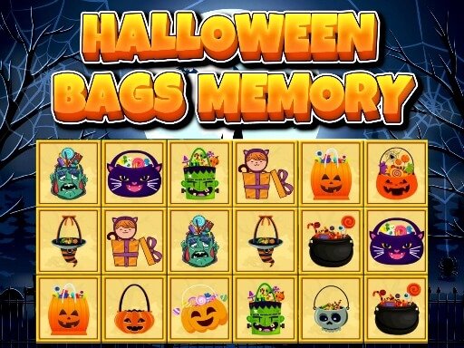 Halloween Bags Memory oyunu