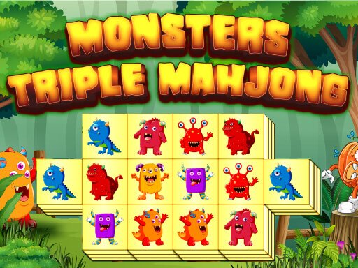 Monsters Triple Mahjong oyunu
