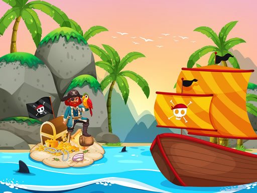 Pirate Travel Coloring oyunu