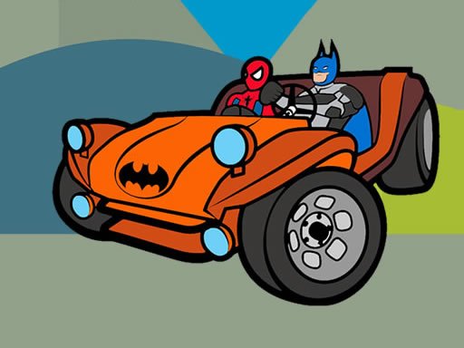 Superhero Cars Coloring oyunu