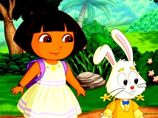 Dora Happy Easter Differences oyunu