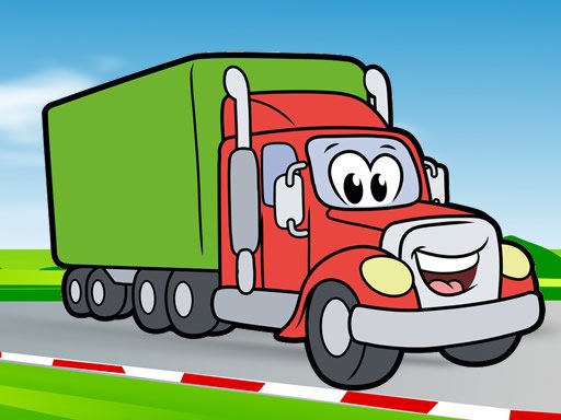 Happy Trucks Coloring oyunu