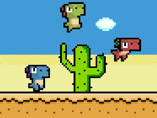 Pixel Dino Run oyunu