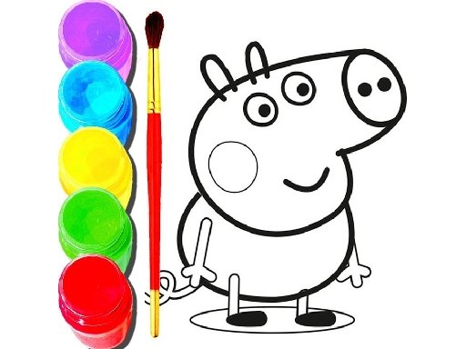 BTS Peppa Pig Coloring oyunu