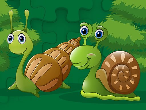 Cute Snails Jigsaw oyunu