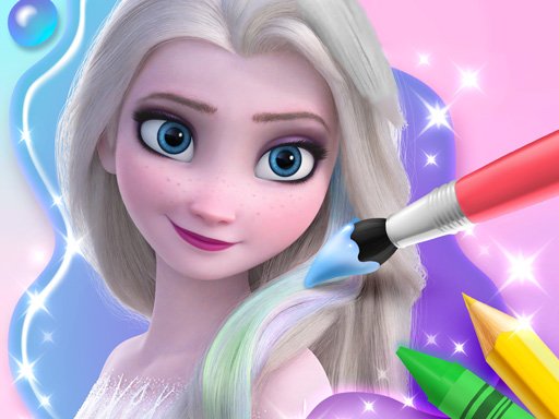 Elsa Coloring oyunu
