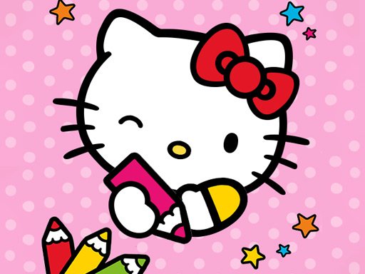 Color By Number With Hello Kitty oyunu