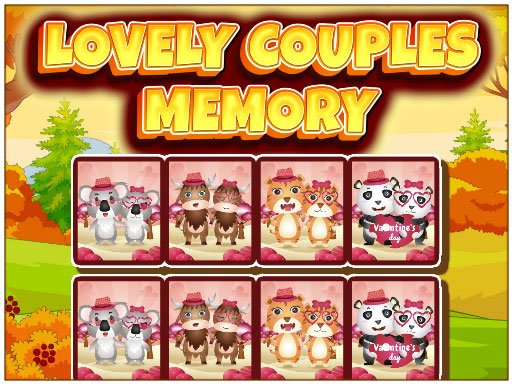 Lovely Couples Memory oyunu