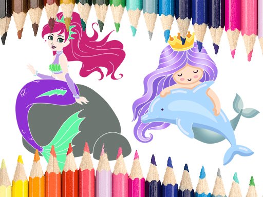 Mermaid Coloring oyunu