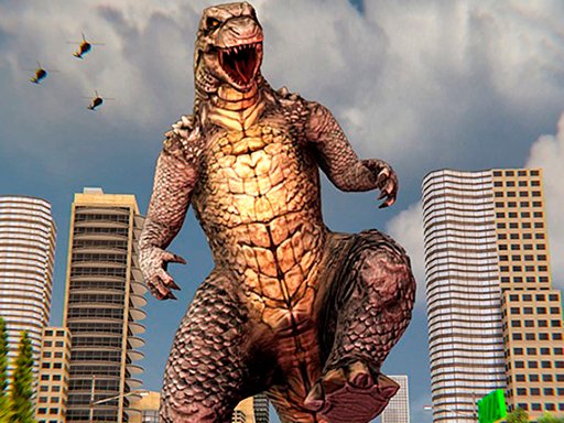 Monster Dinosaur Rampage City Attack oyunu