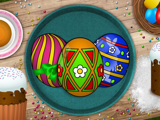 Handmade Easter Eggs Coloring oyunu