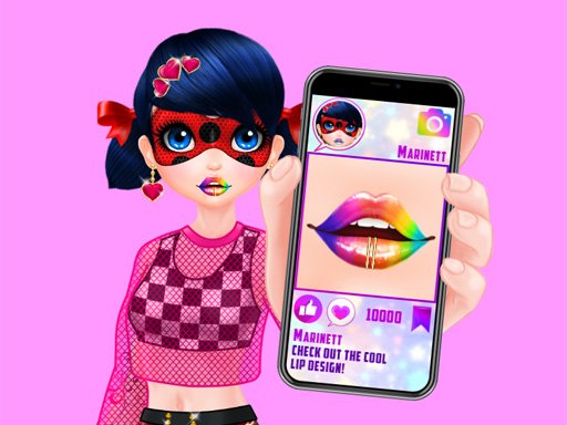 Cute Lip Design For Marinett oyunu