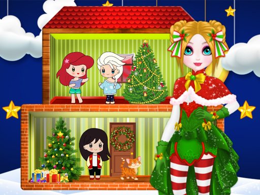 Christmas Puppet Princess House oyunu