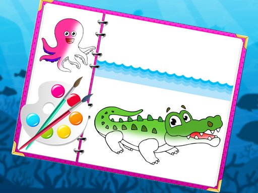 Sea Creatures Coloring oyunu