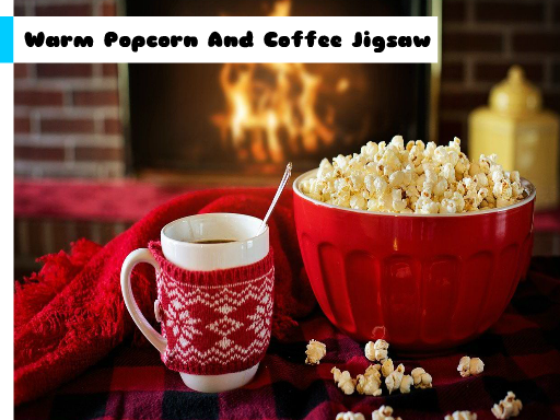 Warm Popcorn And Coffee Jigsaw oyunu