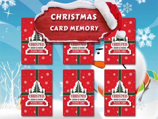 Christmas Card Memory oyunu