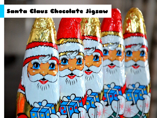 Santa Claus Chocolate Jigsaw oyunu