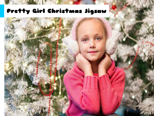 Pretty Girl Christmas Jigsaw oyunu