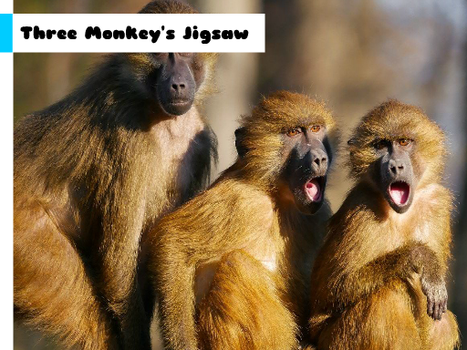 Three Monkey’s Jigsaw oyunu