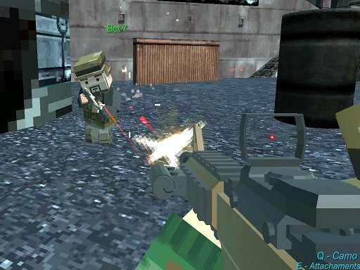 Pixel Gun Arena Prison Multiplayer oyunu
