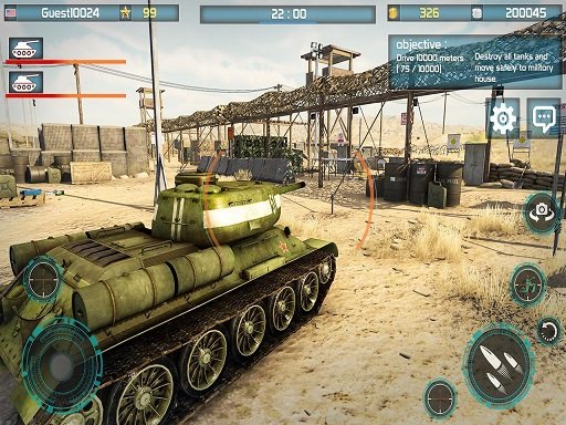 Tank Battle 3D : War of Tanks oyunu