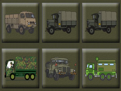 Army Trucks Memory oyunu