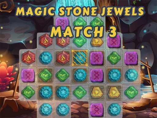 Magic Stone Jewels Match 3 oyunu