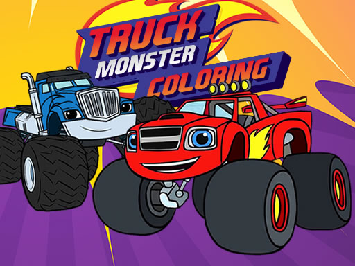 Blaze Monster Truck Coloring oyunu
