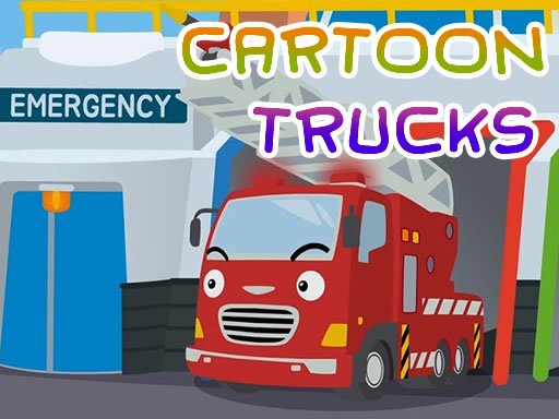Cartoon Trucks Jigsaw oyunu
