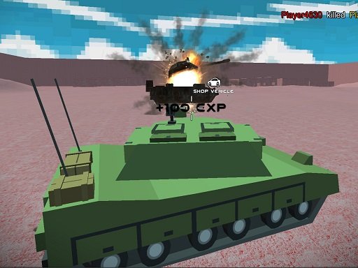 Helicopter And Tank Battle Desert Storm Multiplaye oyunu