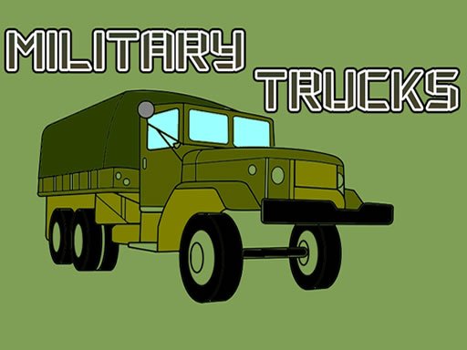 Play Military Trucks Coloring Game