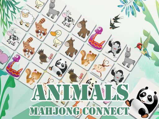 Animals Mahjong Connects oyunu