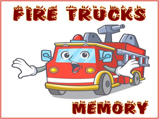 Fire Trucks Memory oyunu