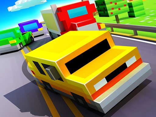 Blocky Highway: Traffic Racing oyunu