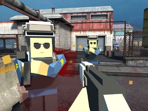 Pixel Factory Battle 3D.IO oyunu