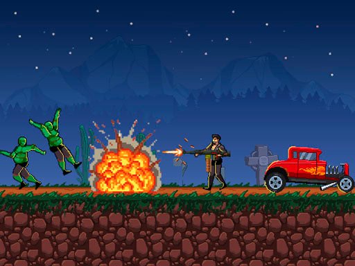 Drive or Die – Zombie Pixel Earn oyunu