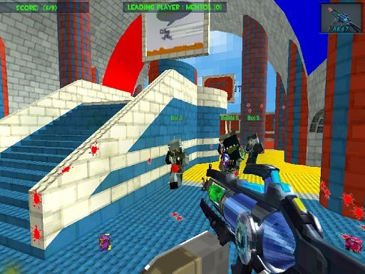 Blocky Gun Paintball 3 oyunu