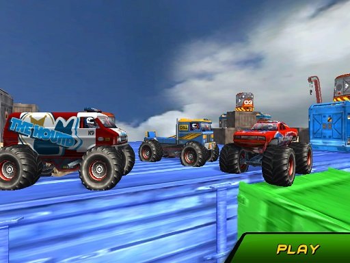 Monster Truck Stunts Sky Driving oyunu