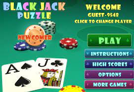 Black Jack Puzzle oyunu